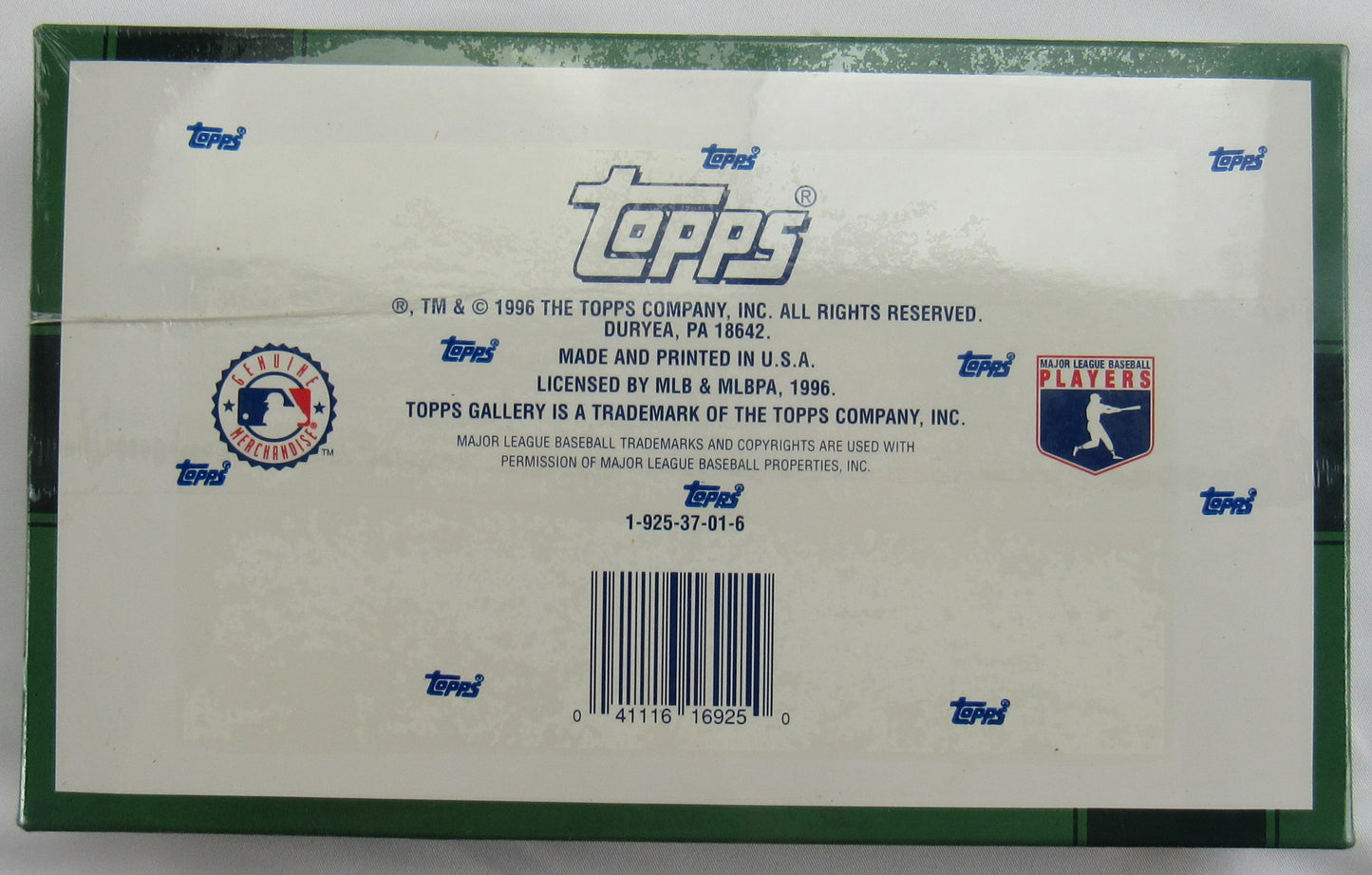 1996 Topps Gallery The Art Of Collecting Baseball Factory Sealed Box 24 Packs