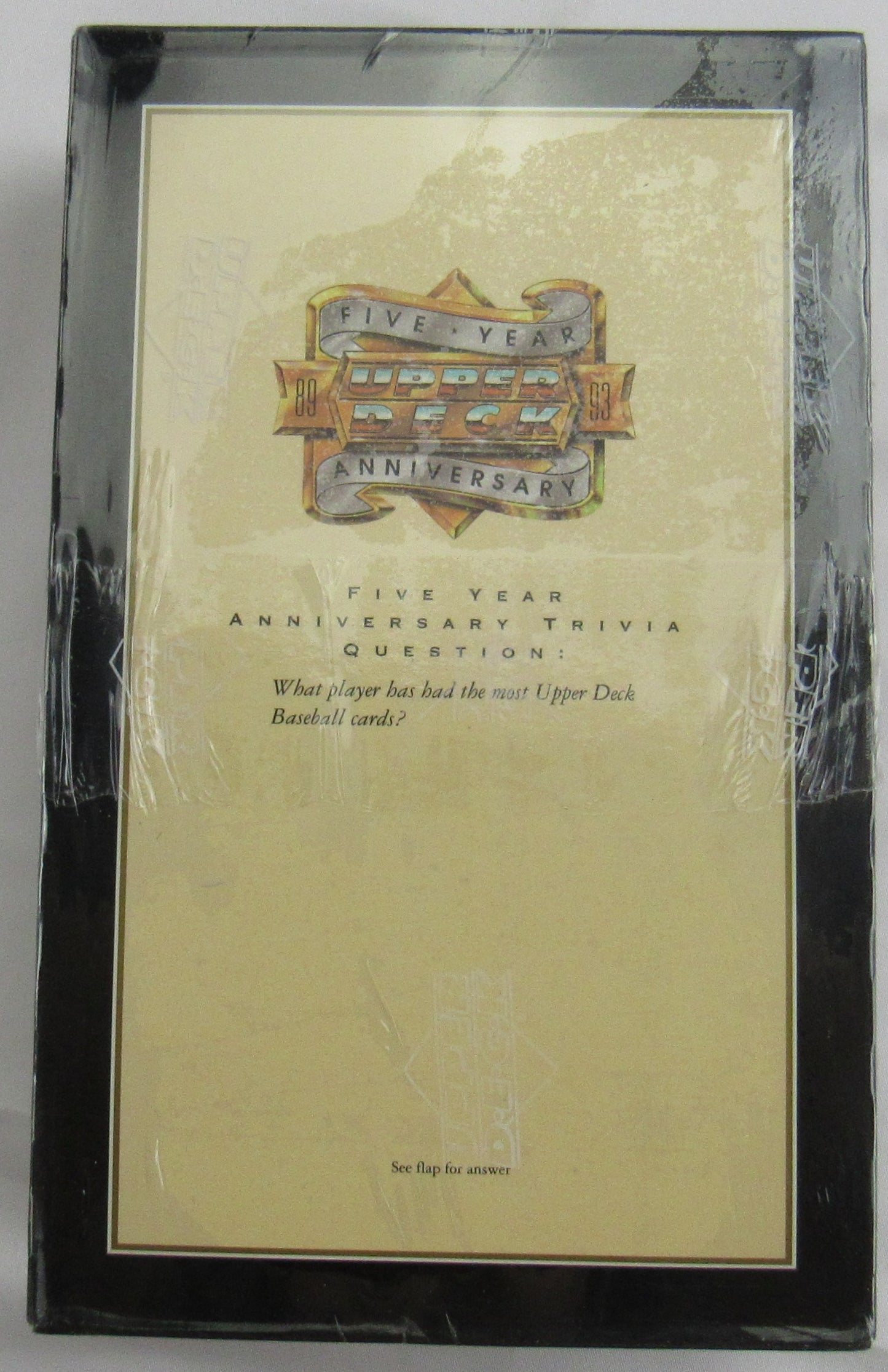 1993 Upper Deck Series One Baseball Wax Box - Mike Piazza, Inserts..