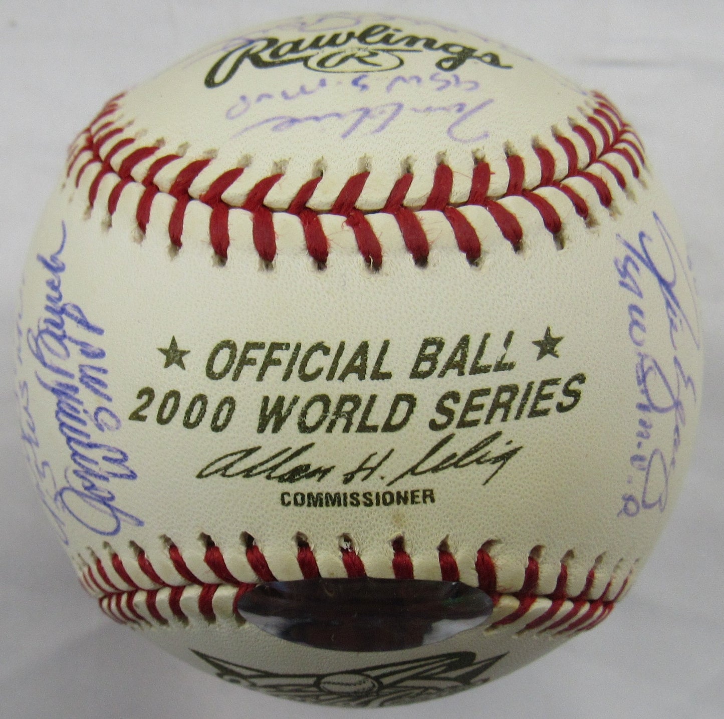 Multi Signed Auto Rawlings World Series MVP Baseball w/ Multiple Insc Steiner Hologram