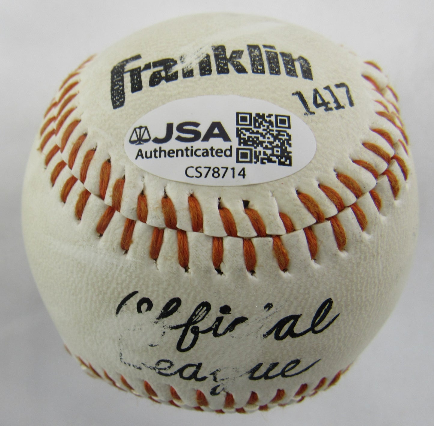 Bowie Kuhn Monte Irvin Cal Hubbard Multi Signed Rawlings Baseball JSA CS78714