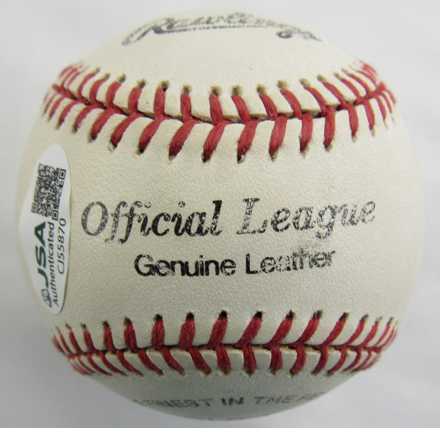 Jim Catfish Hunter Signed Auto Rawlings Baseball JSA CJ55870