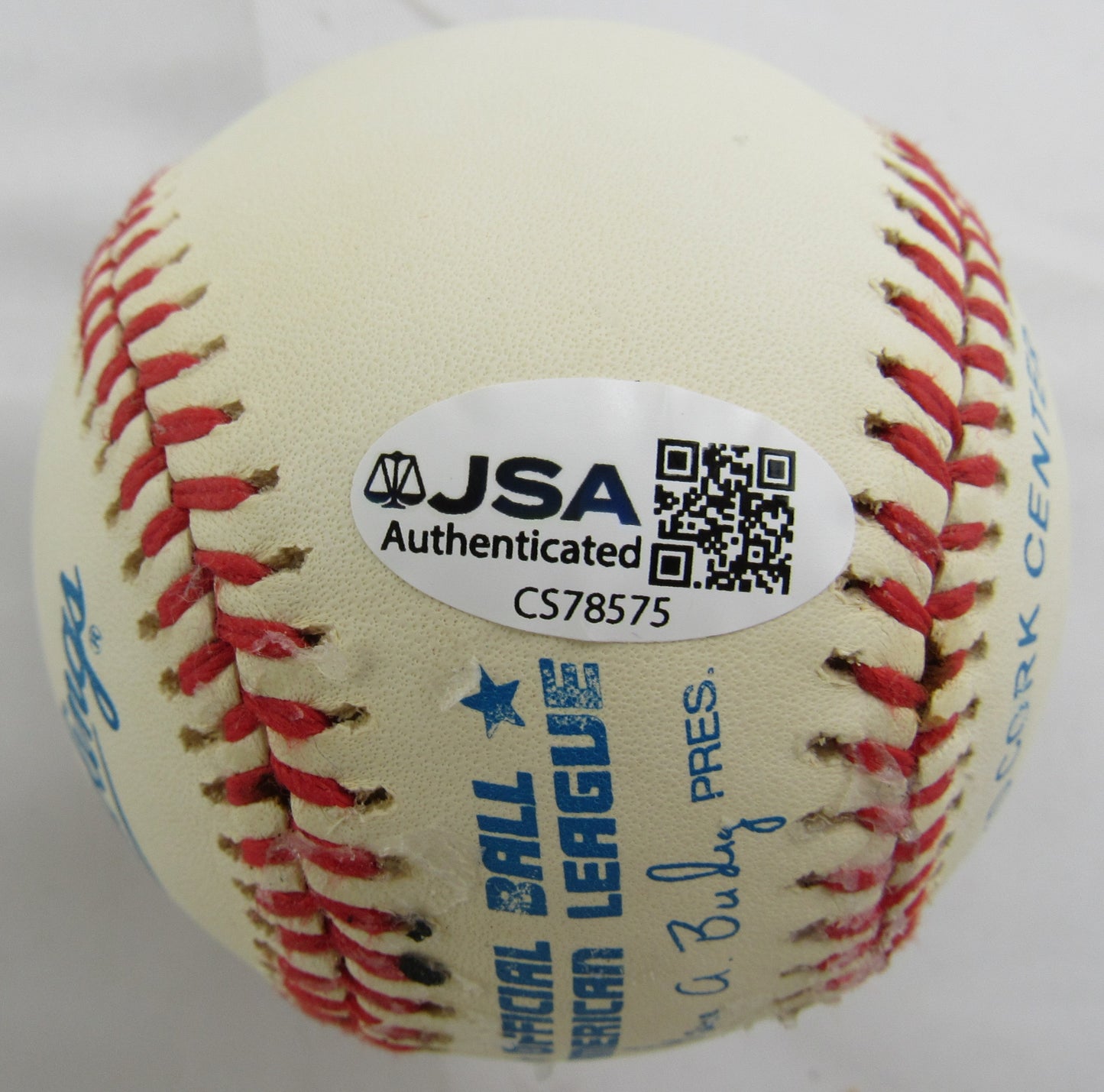 Don Larsen Signed Rawlings Baseball w/ Insc JSA CS78575