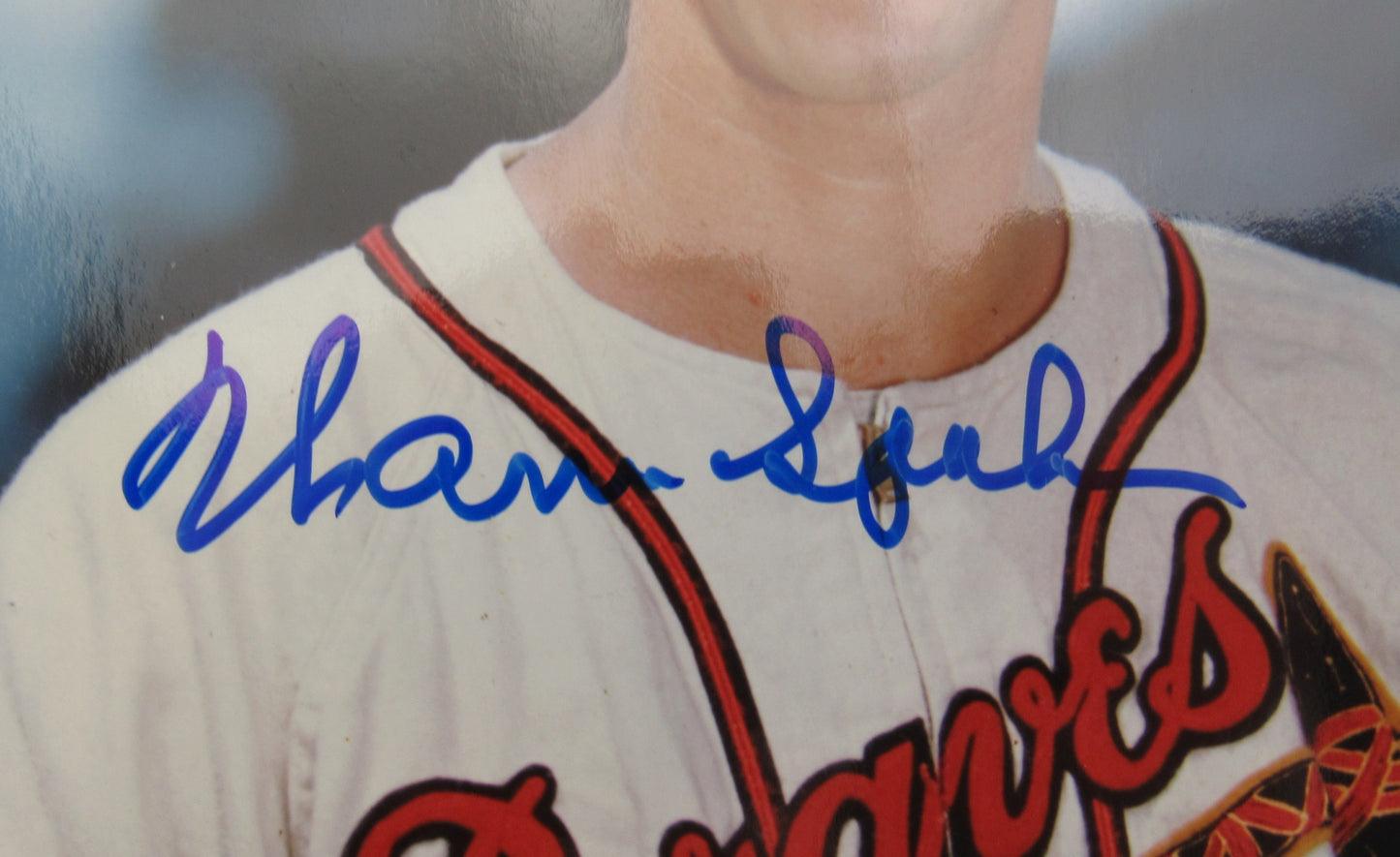 Warren Spahn Signed Auto 8x10 Photo JSA A39241