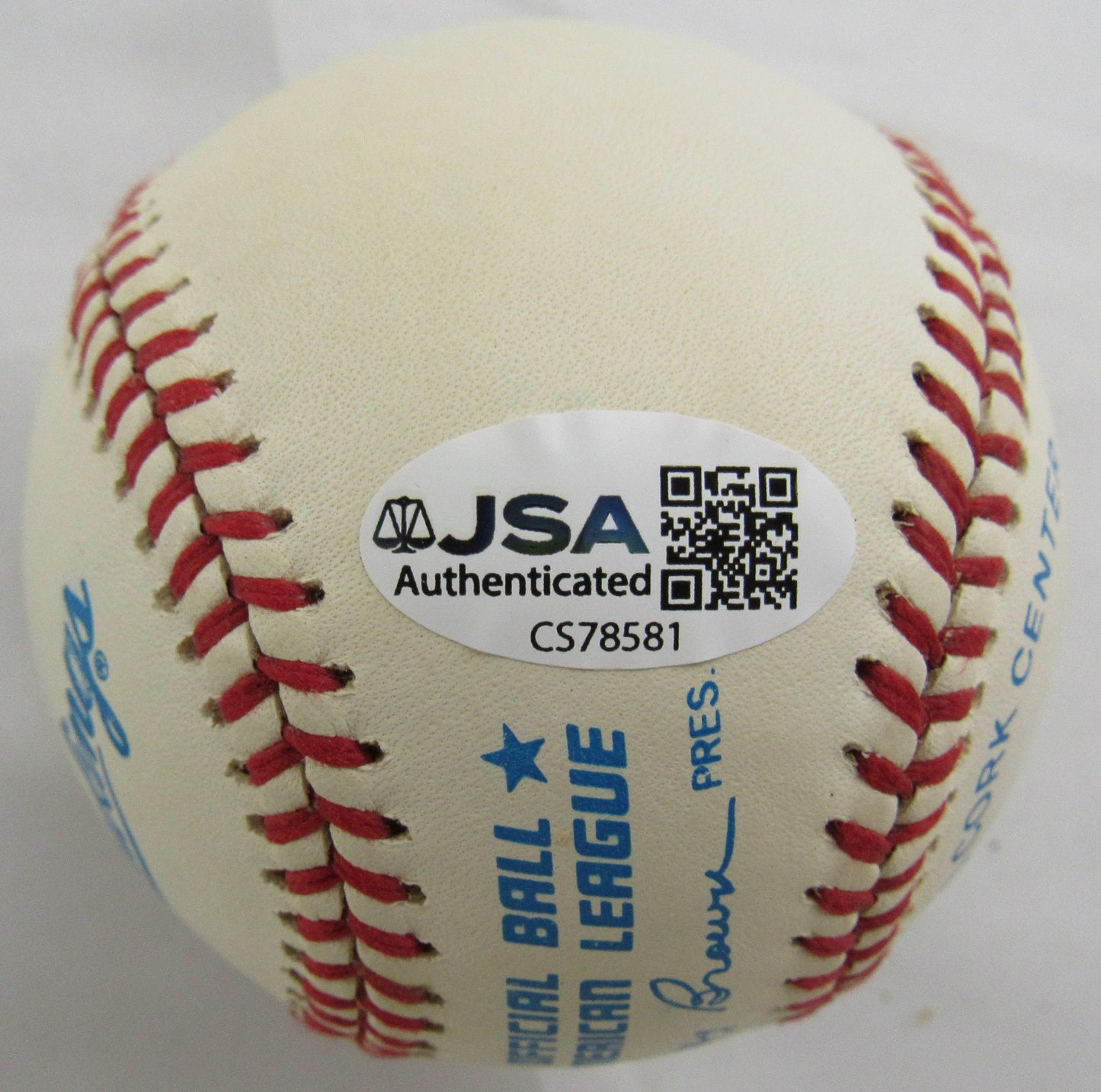 Don Larsen Signed Rawlings Baseball JSA CS78581