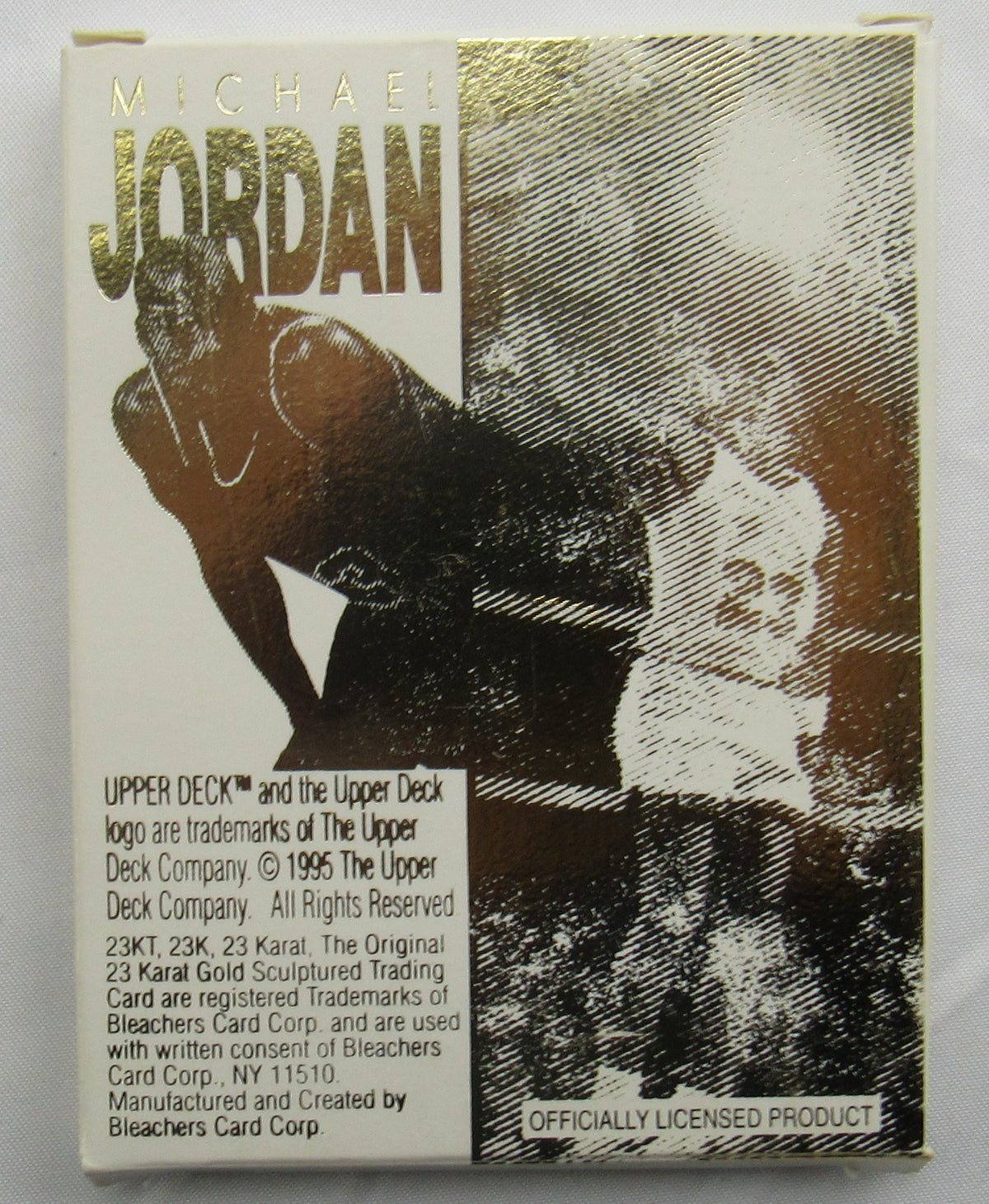 Michael Jordan Upper Deck 23 Kt Gold Card UDA Chicago Bulls Box Set
