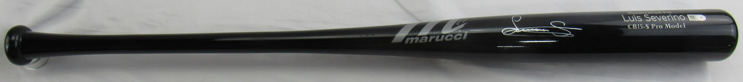 Luis Severino Signed Rawlings Baseball Bat MLB Holo