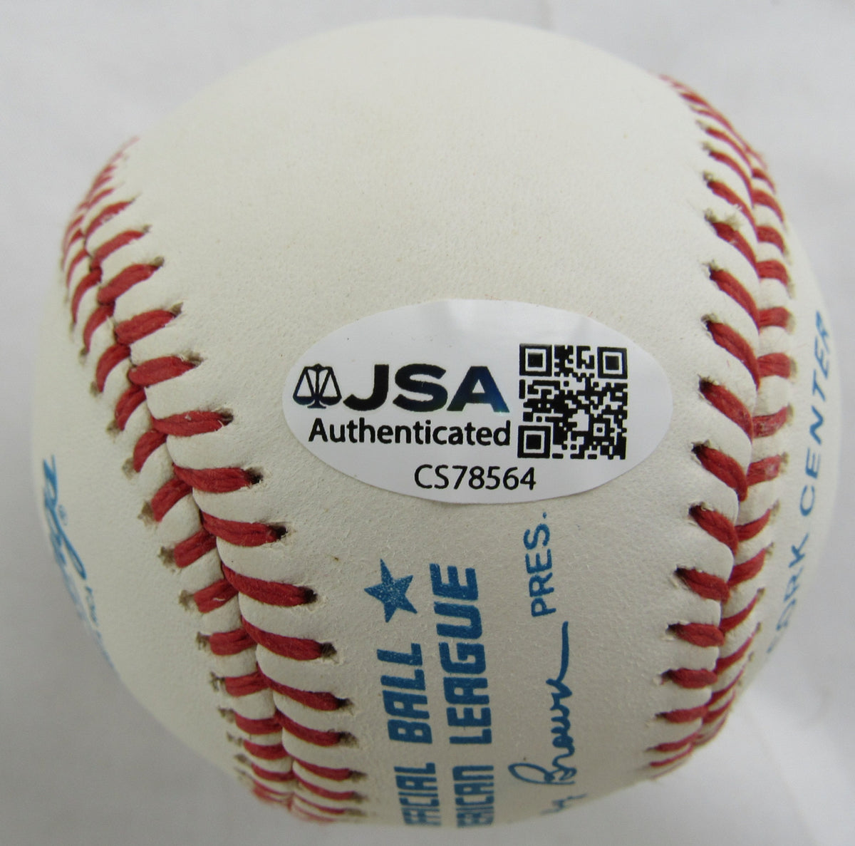 Bob Lemon Signed Rawlings Baseball JSA CS78564