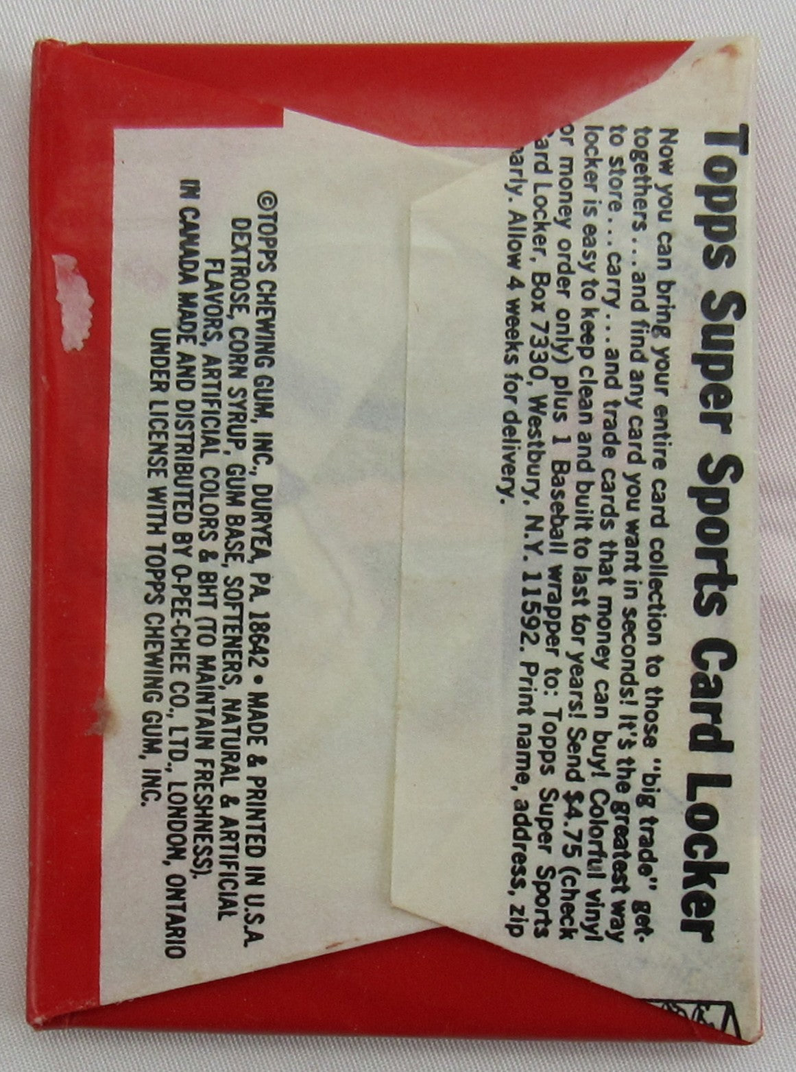 1976 Topps Vintage Baseball Wax Pack - Brett, Eckersley, Aaron.