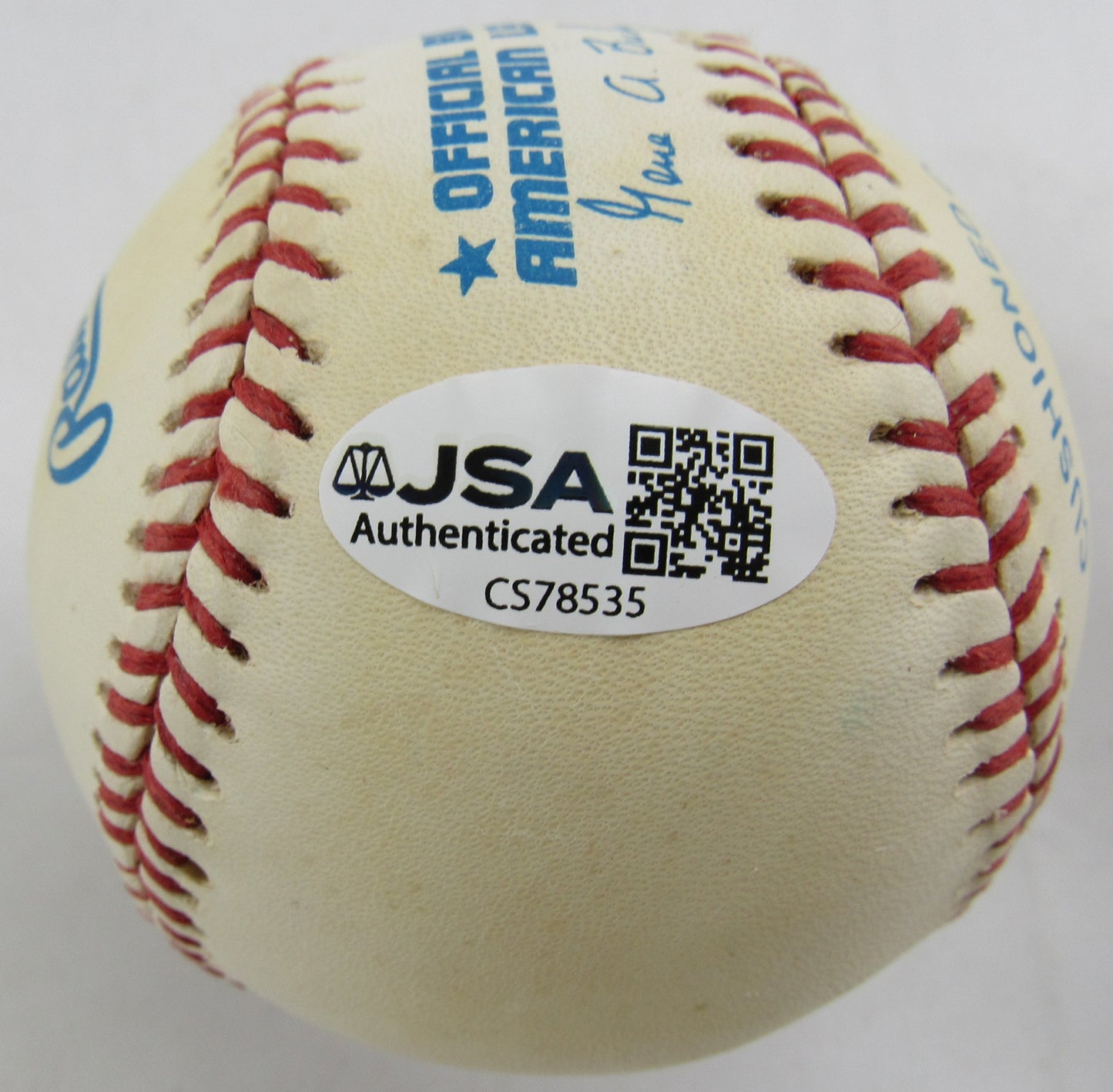 Joe Torre Signed Rawlings Baseball JSA CS78535