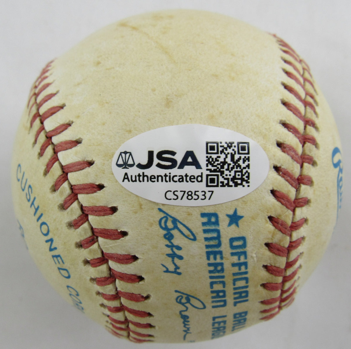 Hoyt Wilhelm Signed Rawlings Baseball JSA CS78537