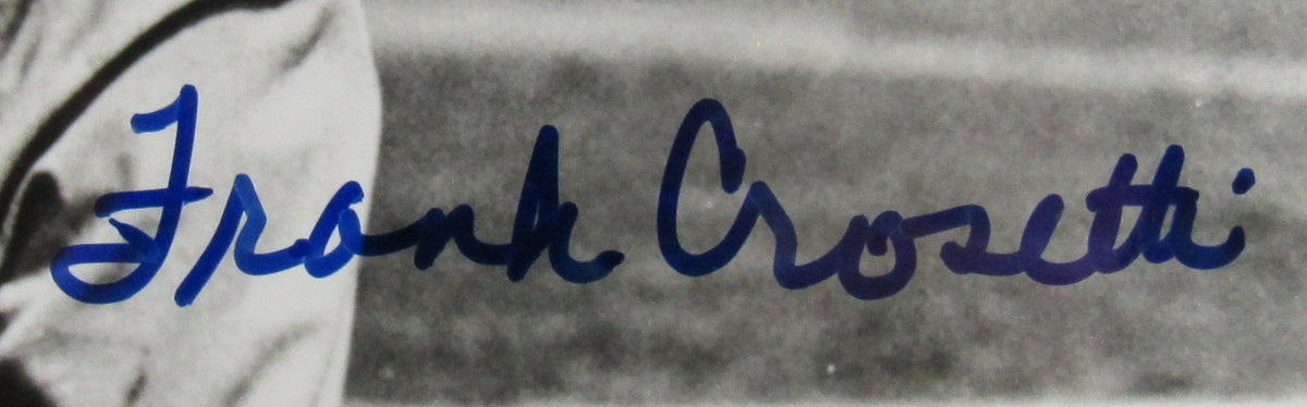 Frank Crosetti Signed Auto 8x10 Photo JSA Hologram