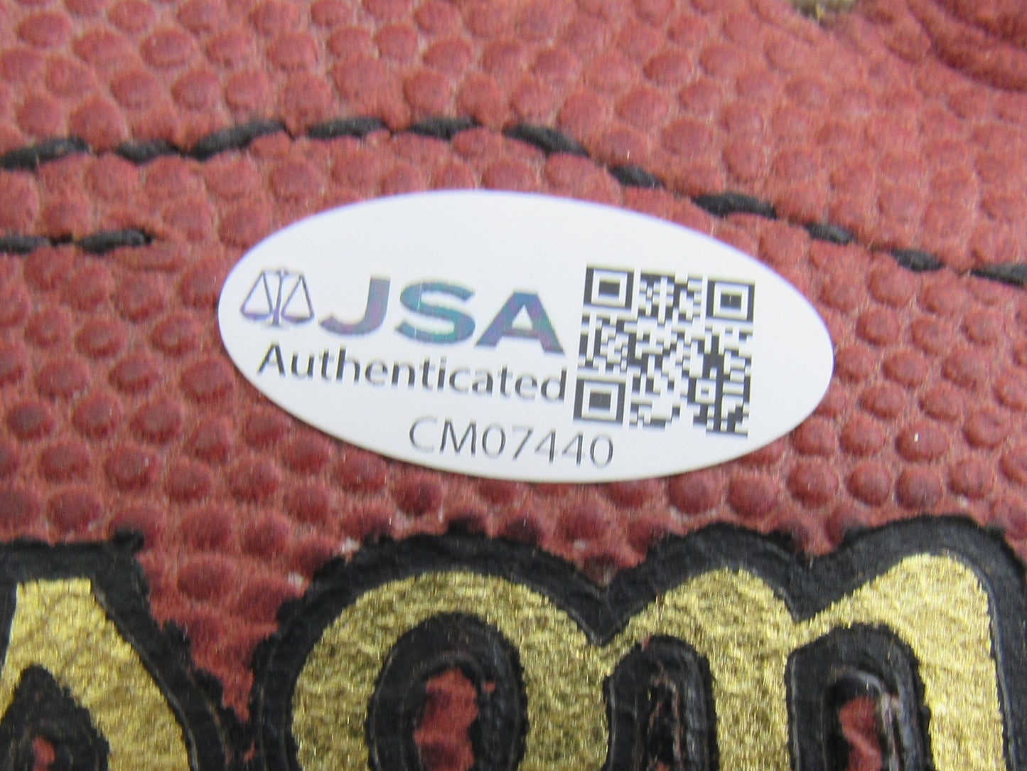 Emmitt Smith Signed Auto Wilson Football JSA CM07440