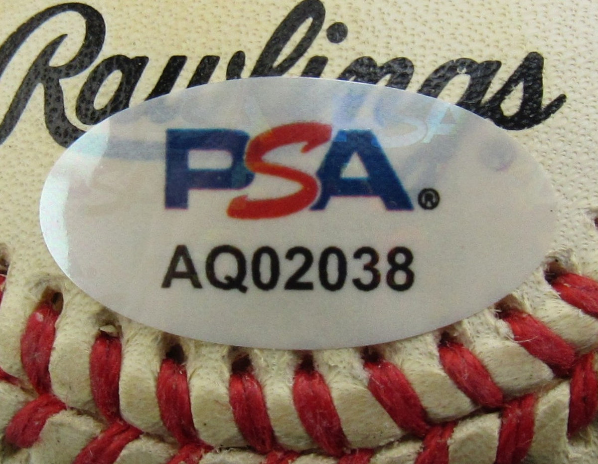 Willie Mays Signed Auto Rawlings Baseball PSA AQ02038