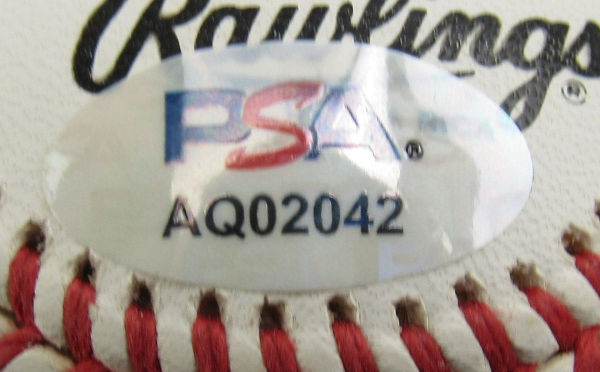 Willie Mays Signed Auto Rawlings Baseball PSA AQ02042
