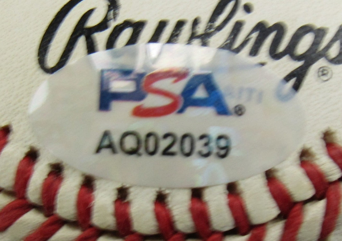 Willie Mays Signed Auto Rawlings Baseball PSA AQ02039