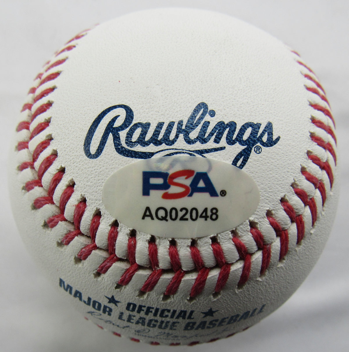 Mike Trout Signed Auto Rawlings Baseball PSA AQ02048