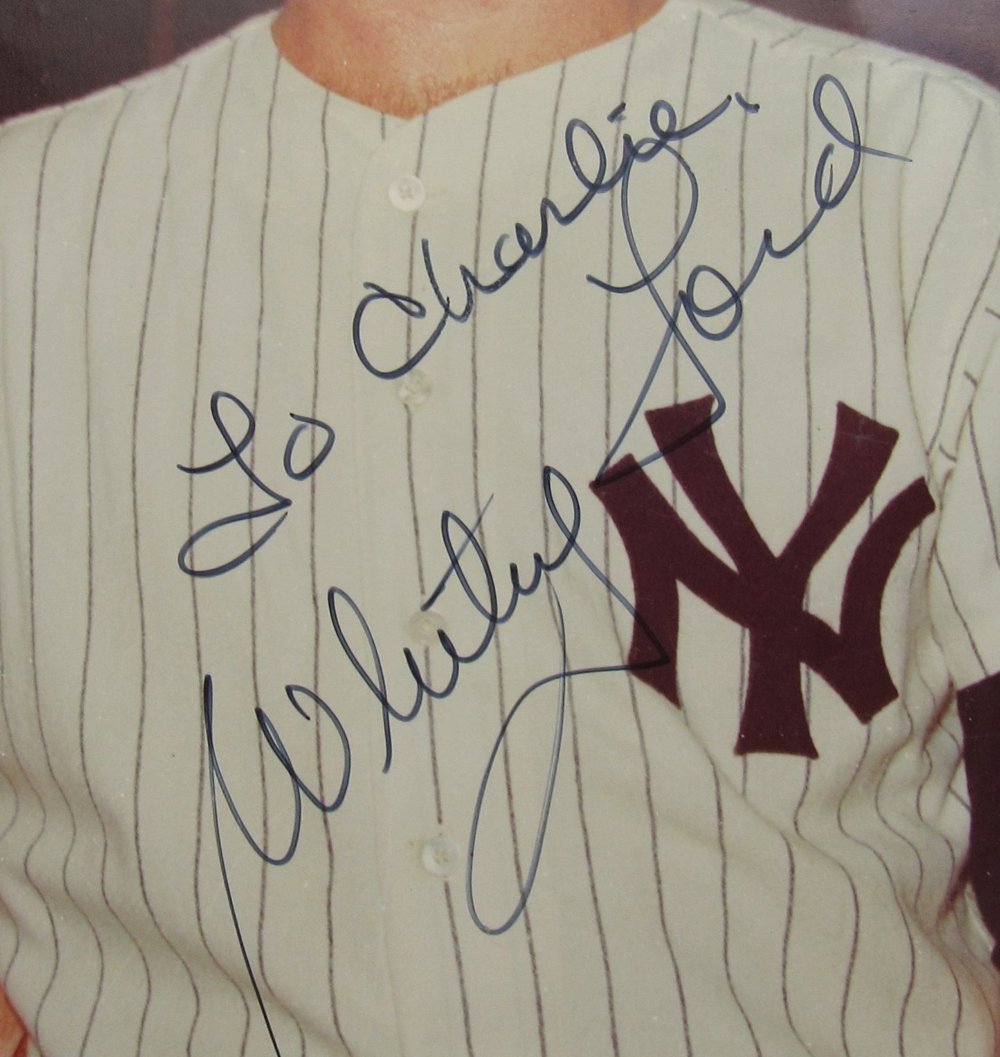 Whitey Ford Signed 8x10 Photo