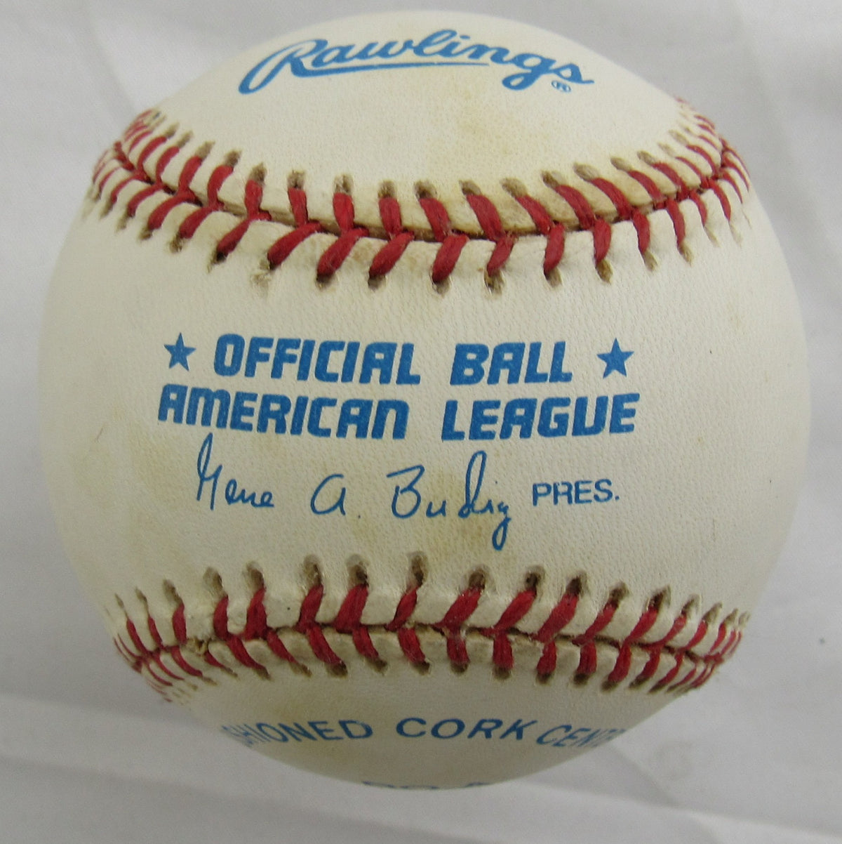 Luis Sojo Signed Rawlings Baseball B170