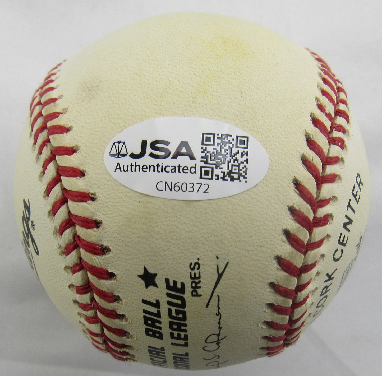 Johnny Bench Signed Rawlings Baseball JSA CN60372