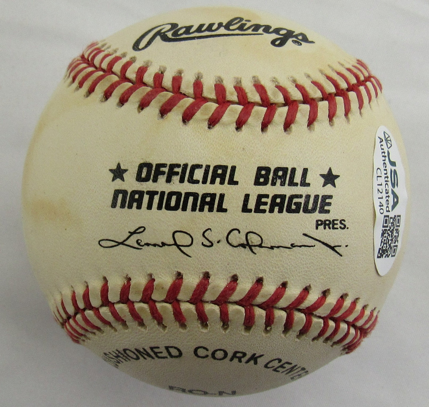 Johnny Vandeermeer Signed Auto Rawlings Baseball w/ Insc JSA CL12140