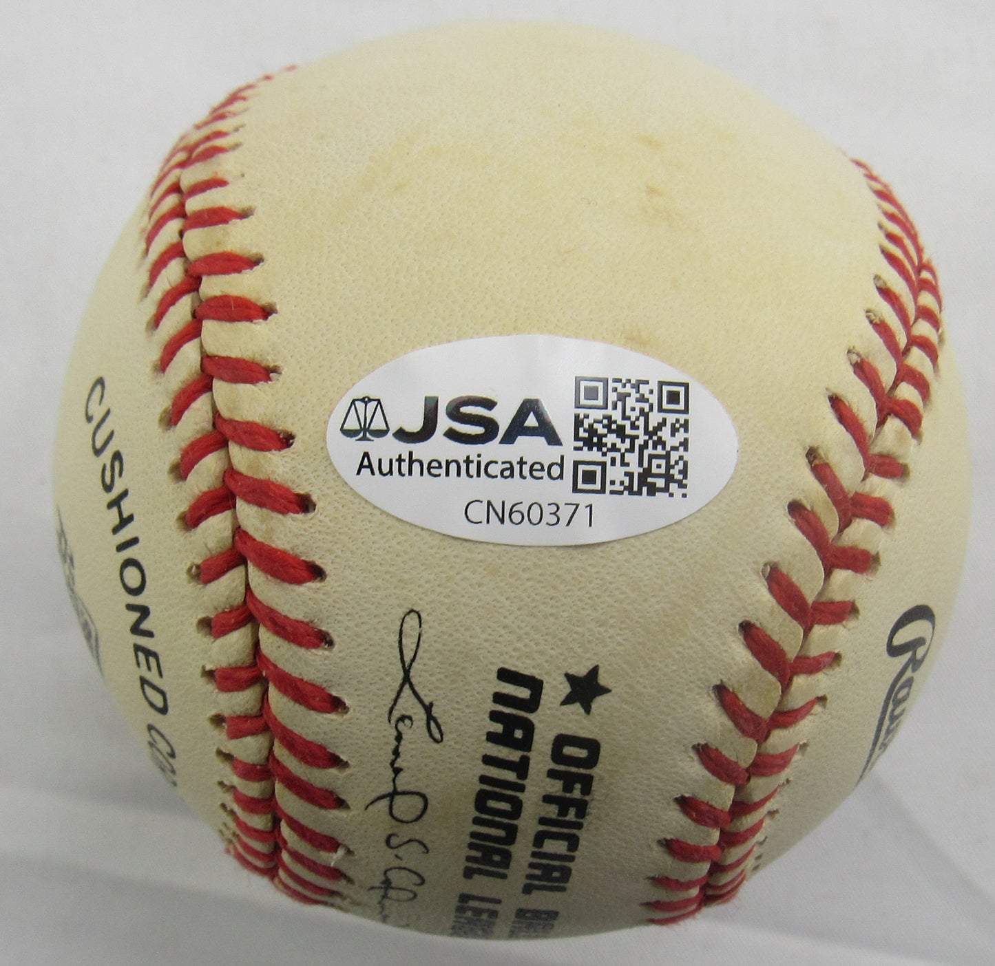 Ozzie Smith Signed Rawlings Baseball JSA CN60371