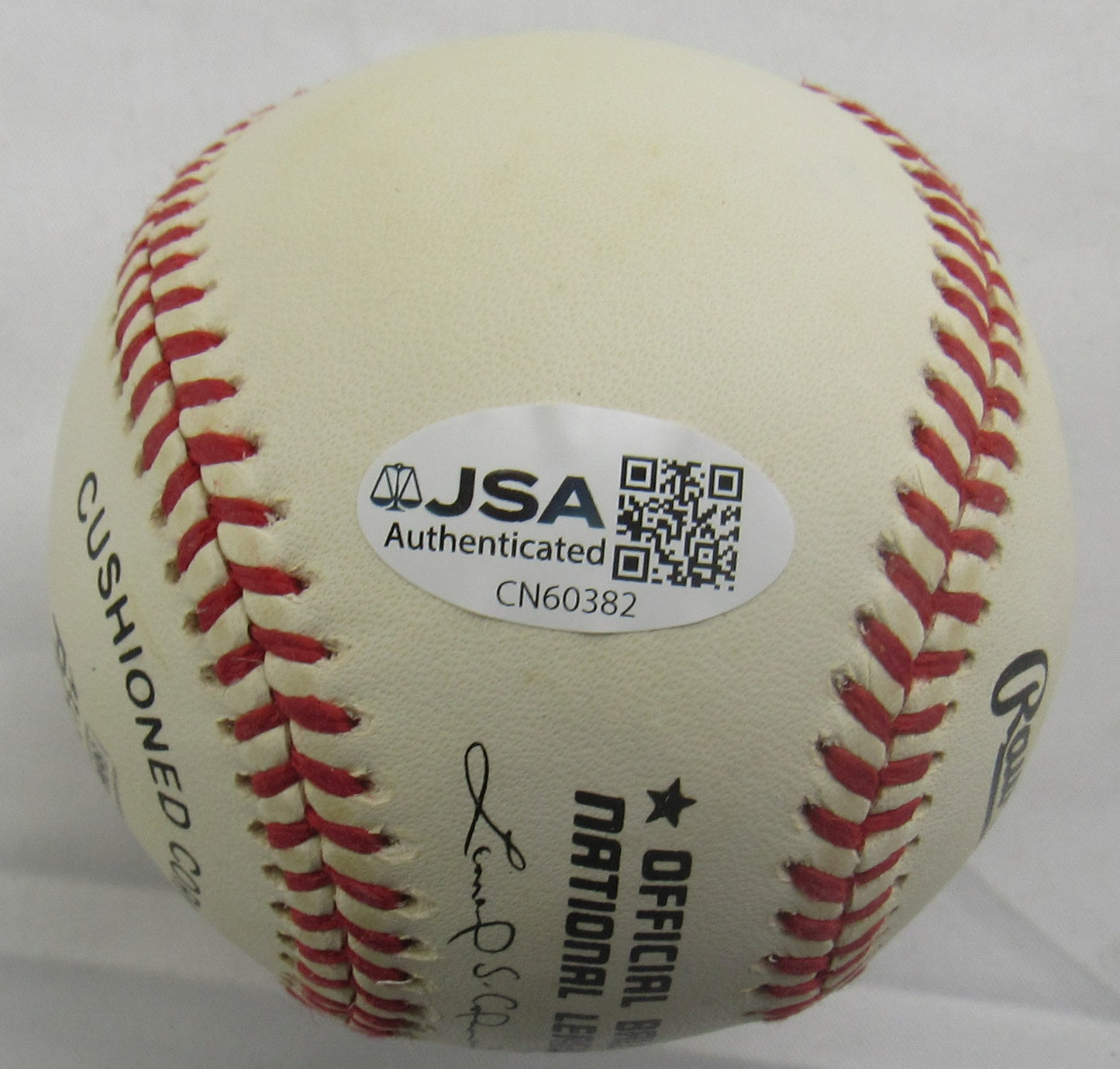 Greg Maddux Signed Rawlings Baseball JSA CN60382