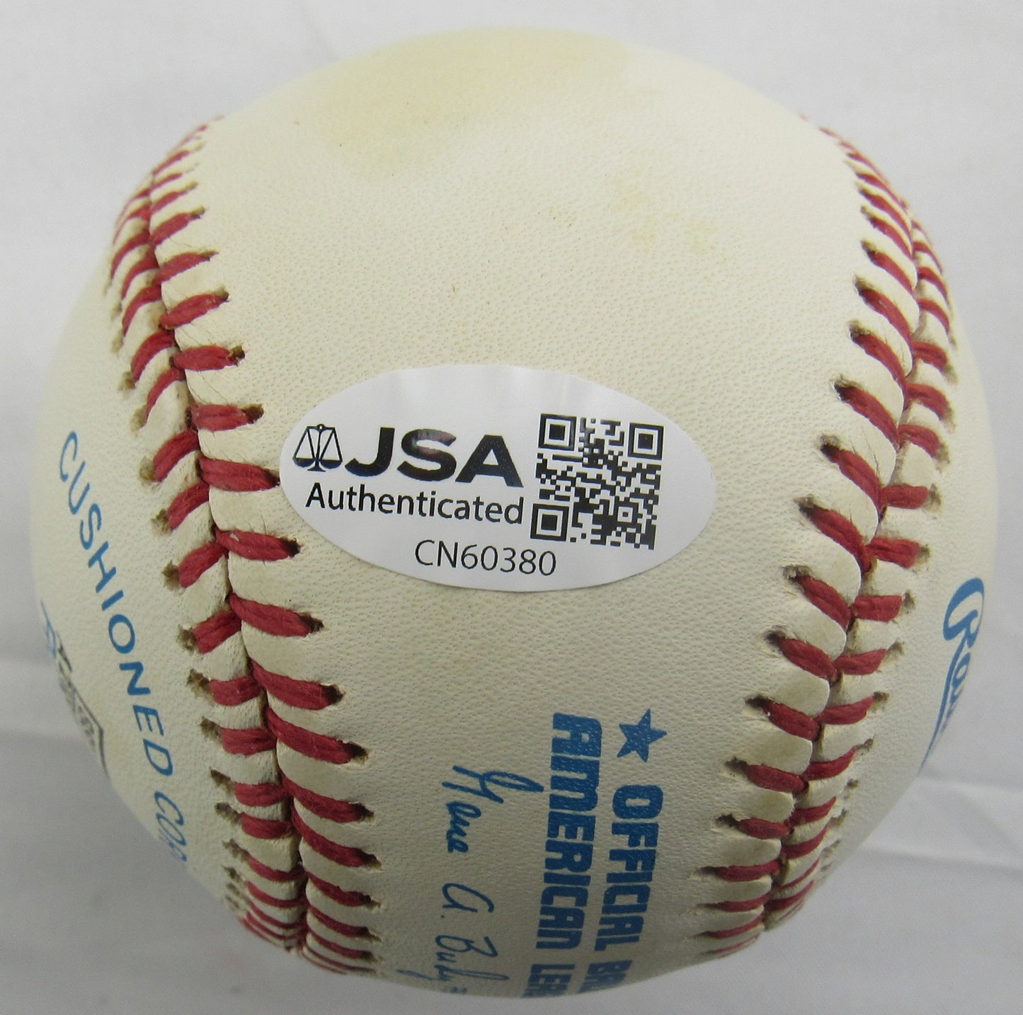 Wade Boggs Signed Rawlings Baseball JSA CN60380