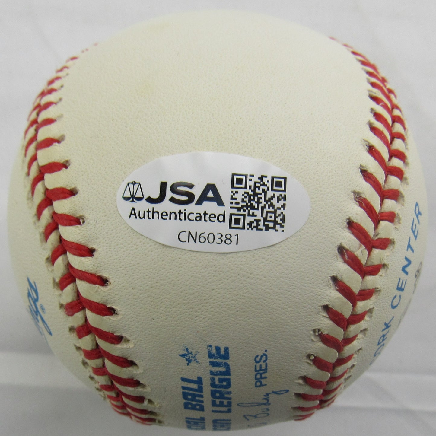 Dave Cone Signed Rawlings Baseball JSA CN60381 - 96/98 WS Champs