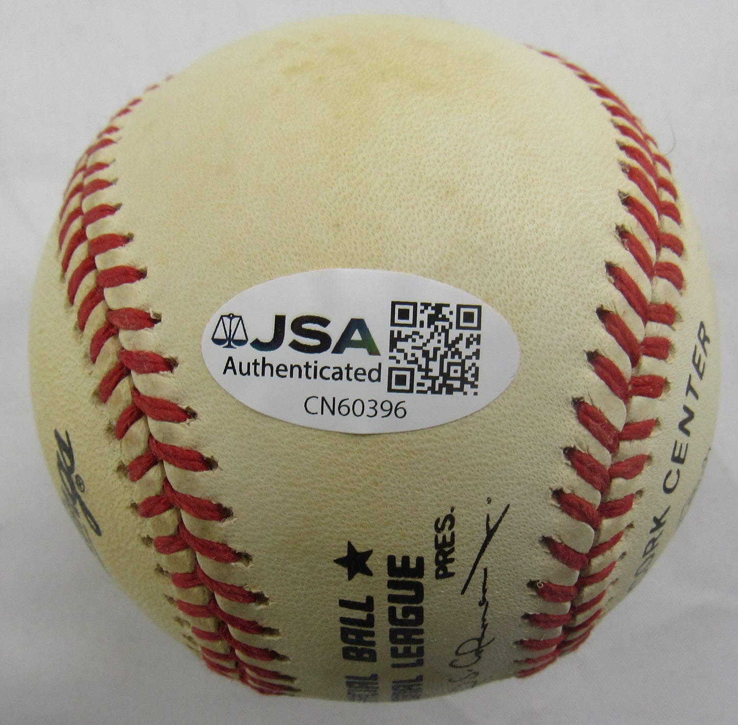 Bob Gibson Signed Rawlings Baseball JSA CN60396
