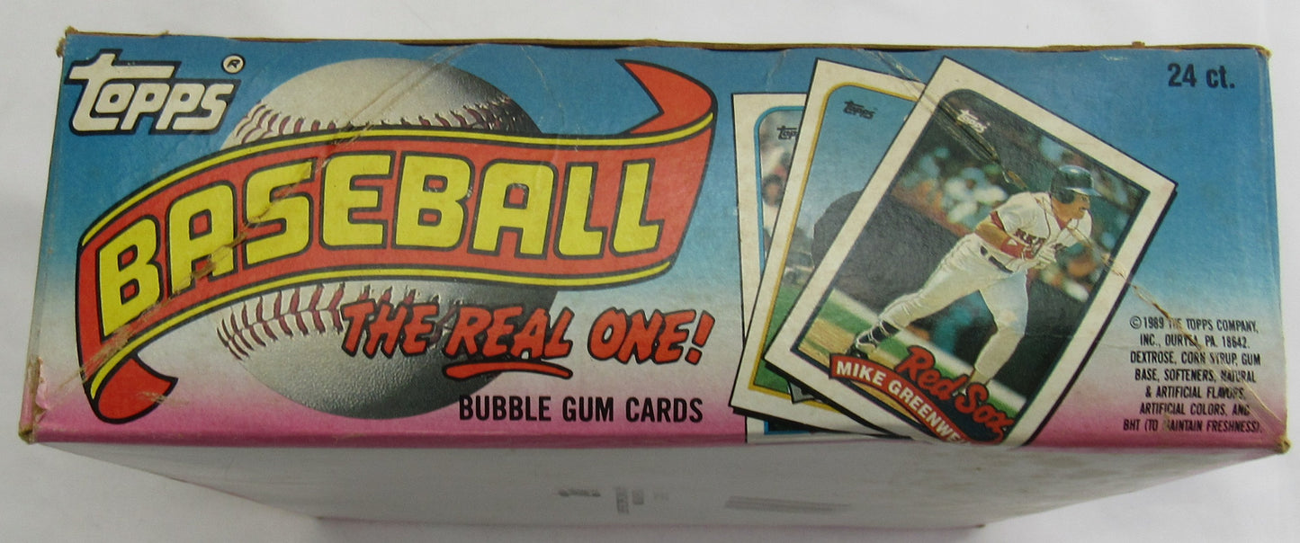 1989 Topps Baseball Cello Box - 24ct