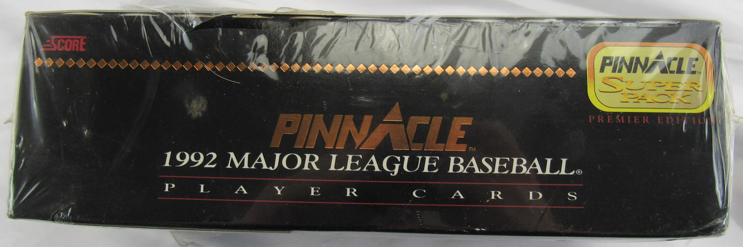 1992 Score Pinnacle Jumbo Baseball Wax Box Series 2