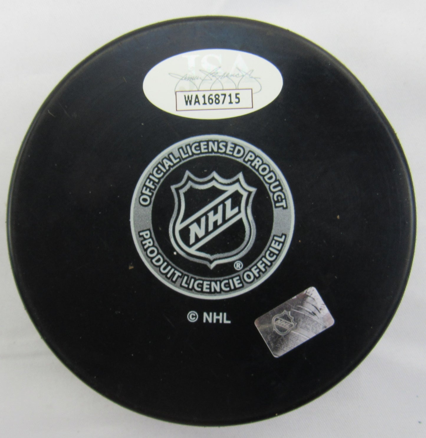 Bryan Trottier Signed Auto Autograph Islanders Logo Hockey Puck w/ Insc JSA WA168715