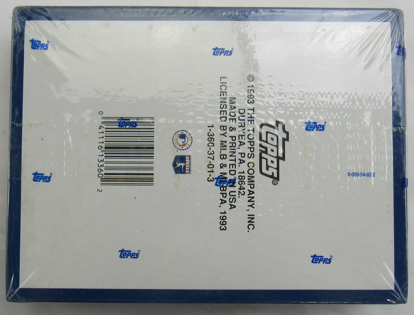1993 Bowman Sealed 24ct Baseball Wax Box