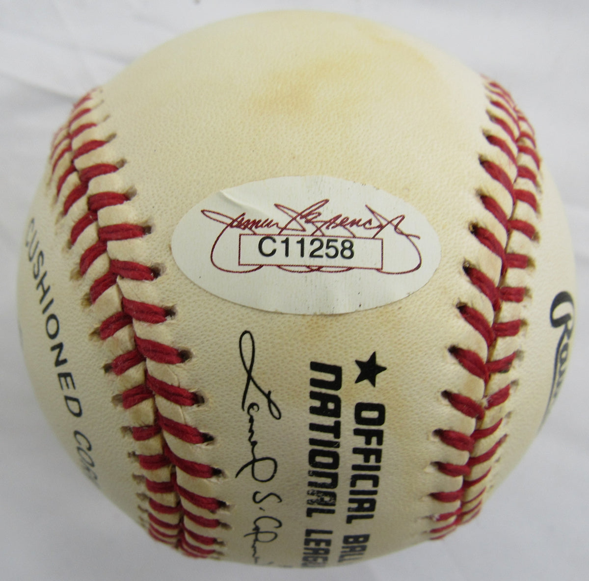 Clem Labine Signed Rawlings Baseball JSA C11258