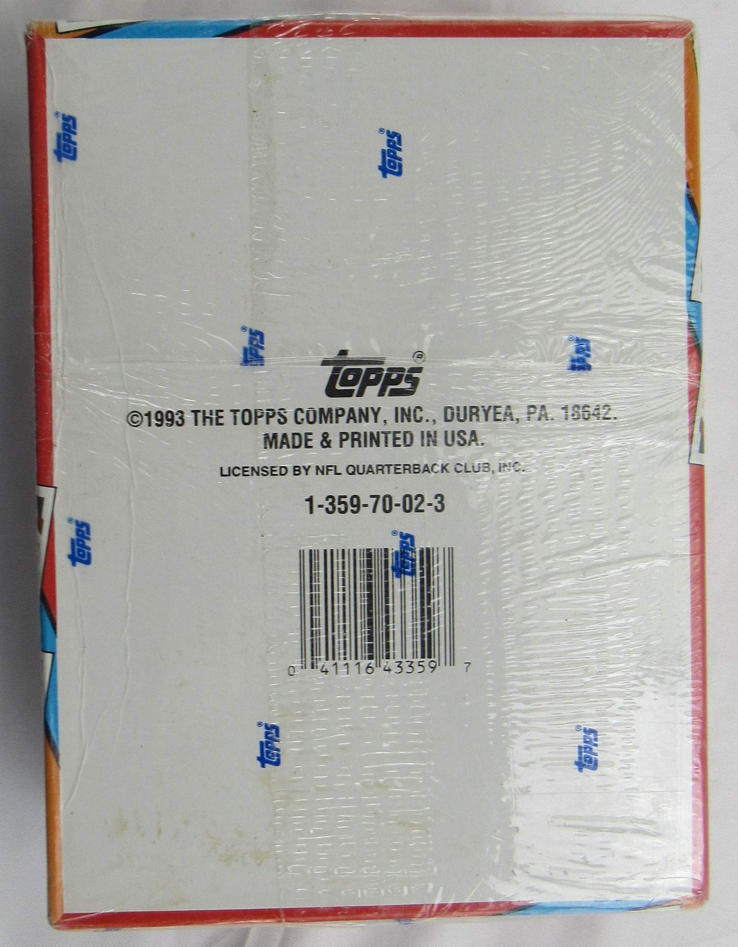 1993 Topps Football Series 2 Sealed Wax Box