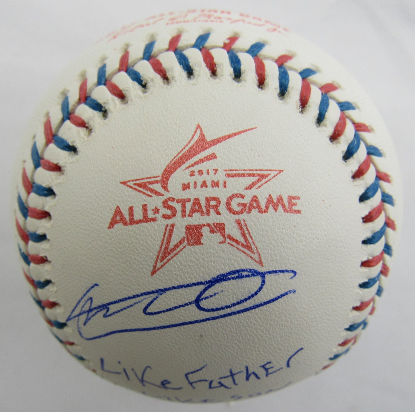 Vladimir Guerrero Jr Signed Auto Rawlings 2017 All Star Baseball w/ Insc JSA CF42561