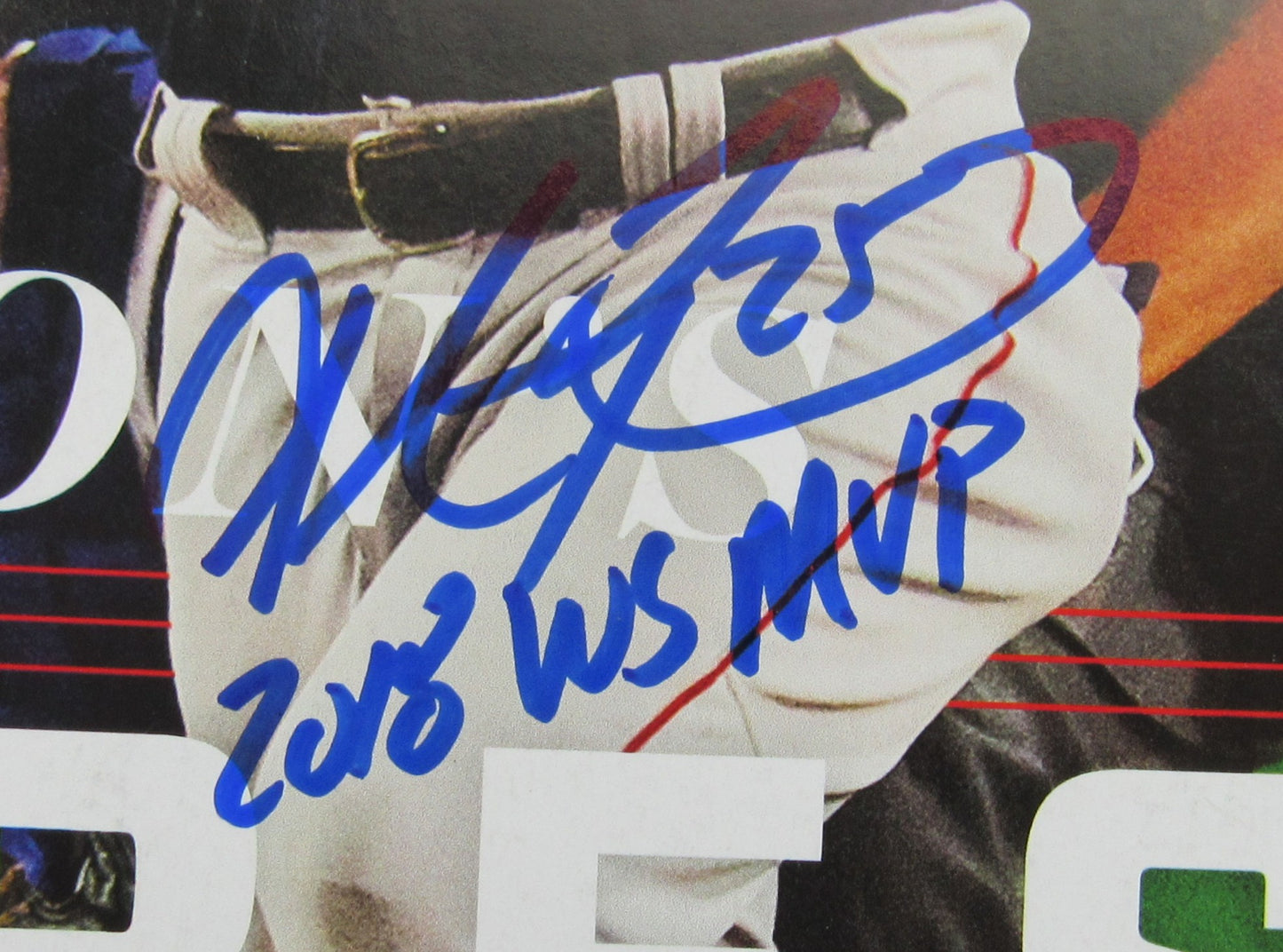 Steve Pearce Signed Auto Sports Illustrated Magazine JSA CF42642