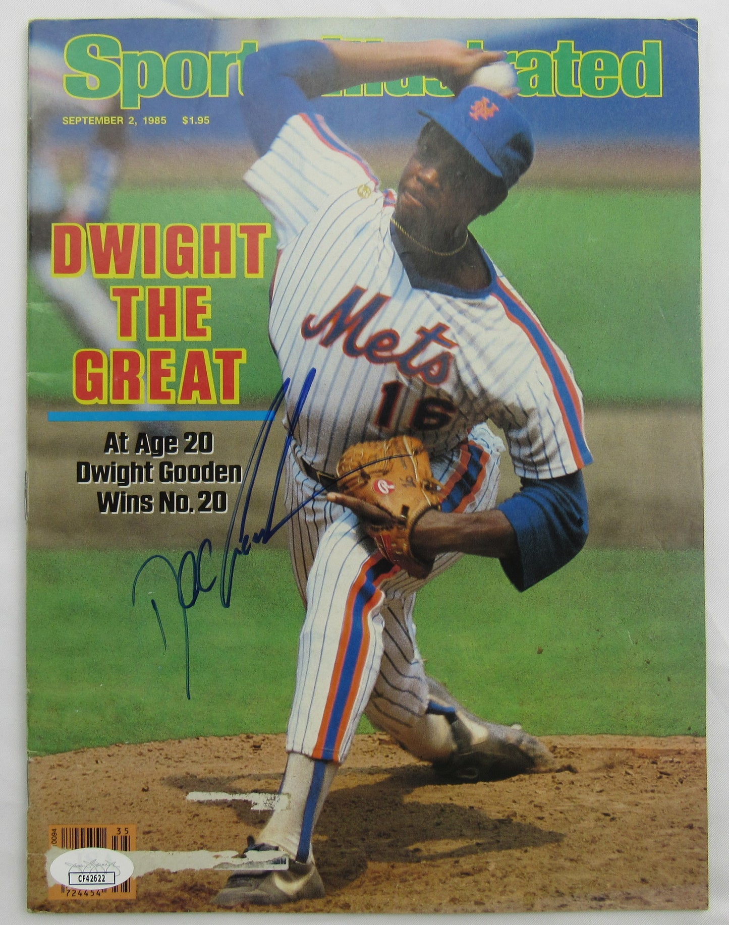 Dwight Gooden Signed Auto Sports Illustrated Magazine JSA CF42622