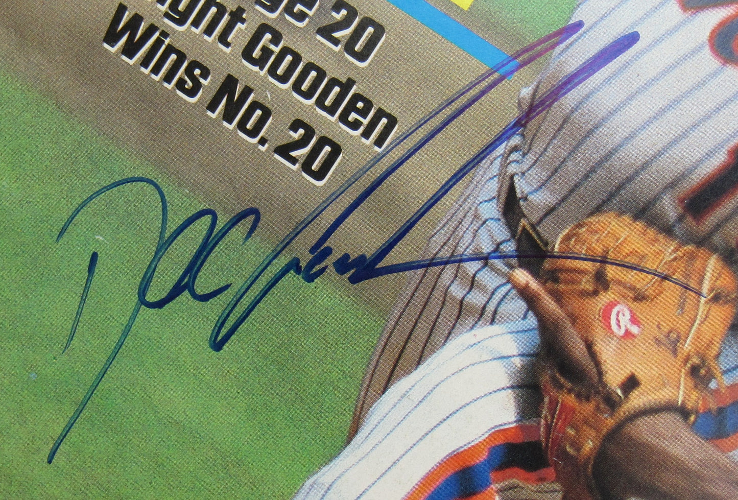 Dwight Gooden Signed Auto Sports Illustrated Magazine JSA CF42622
