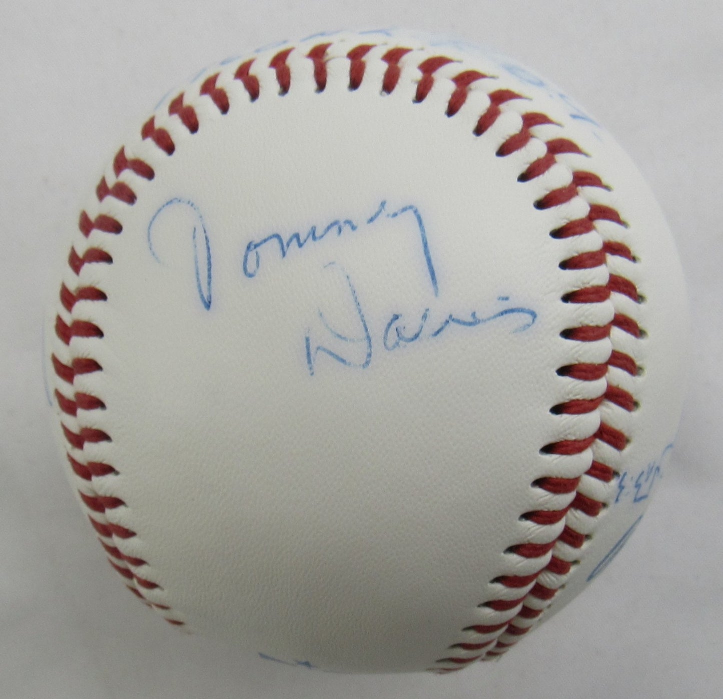 Frank Howard Tommy Davis Stan Bahnsen Toby Hall +1 More Signed Auto Baseball B171