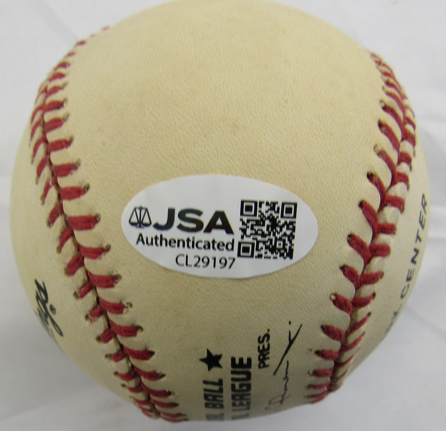 Barry Bonds Signed Rawlings Baseball JSA CL29197