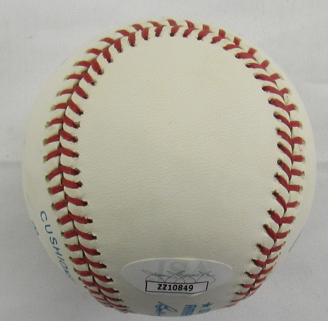 James Augustus Hunter Signed Auto Rawlings Baseball JSA LOA ZZ10849