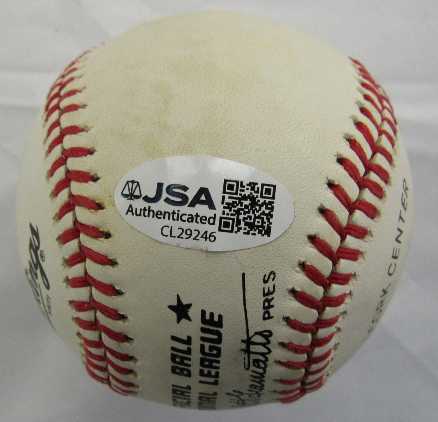 Harry Walker Signed Rawlings Baseball JSA CL29246