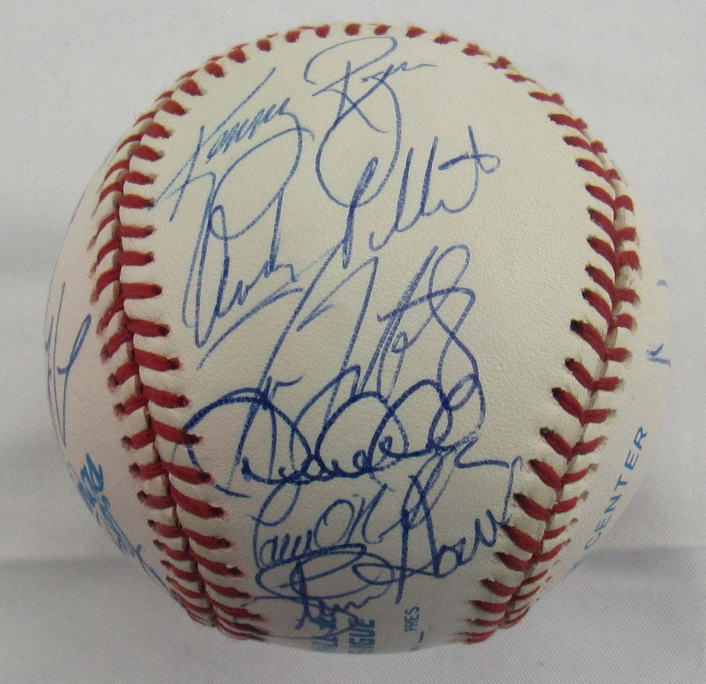 1996 World Series Yankees Derek Jeter +More Signed Auto Rawlings Baseball JSA LOA ZZ35548
