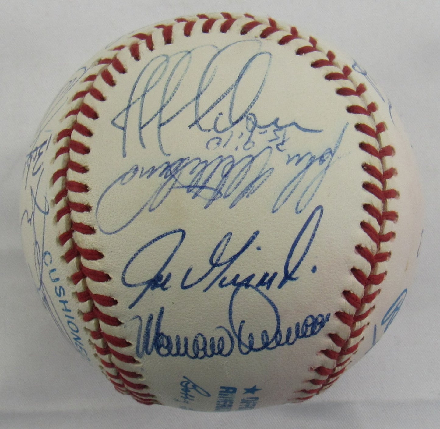 1996 World Series Yankees Derek Jeter +More Signed Auto Rawlings Baseball JSA LOA ZZ35548