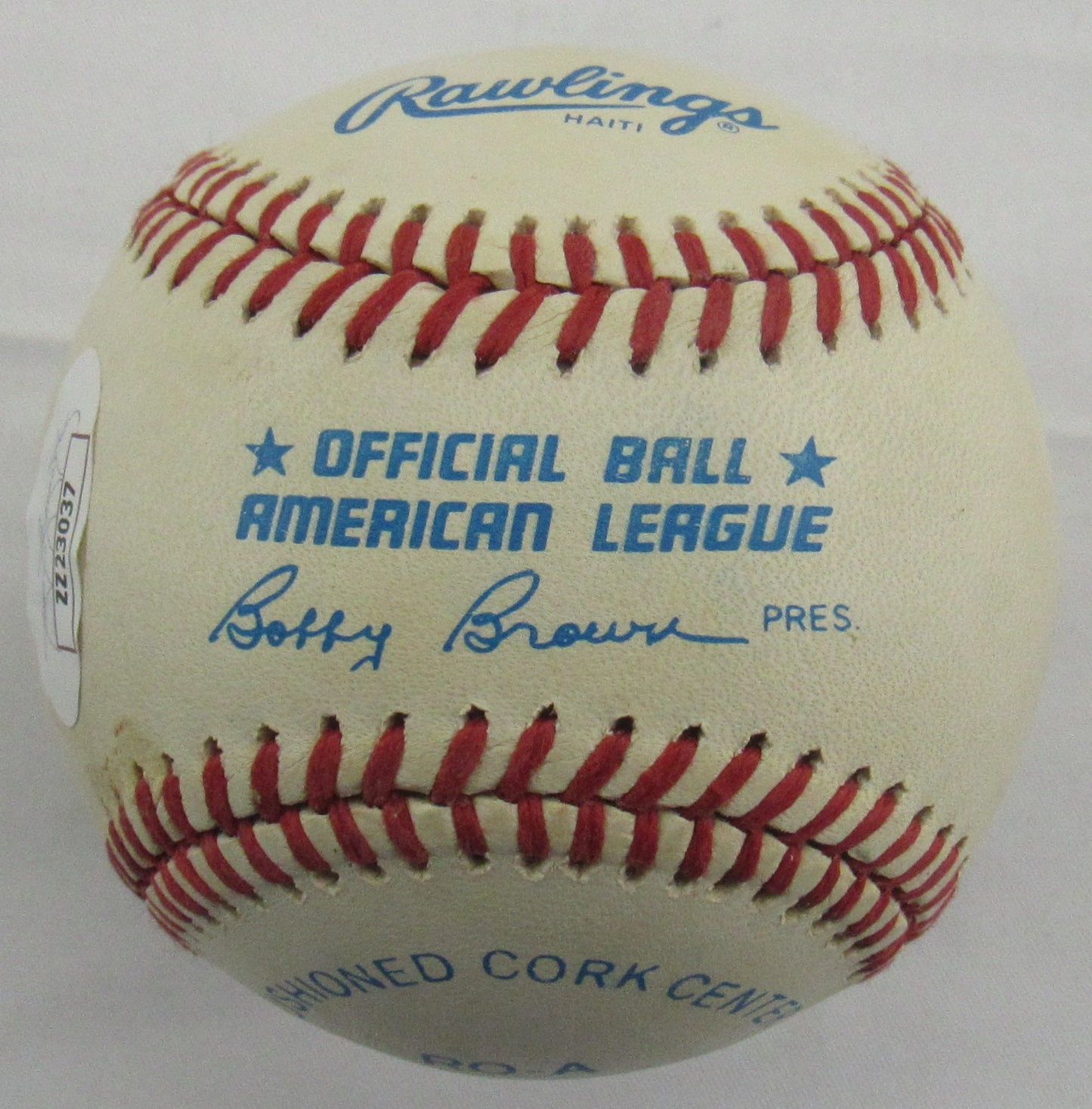 Ken Griffey Jr Ken Griffey Sr Signed Auto Rawlings Baseball JSA LOA ZZ23037