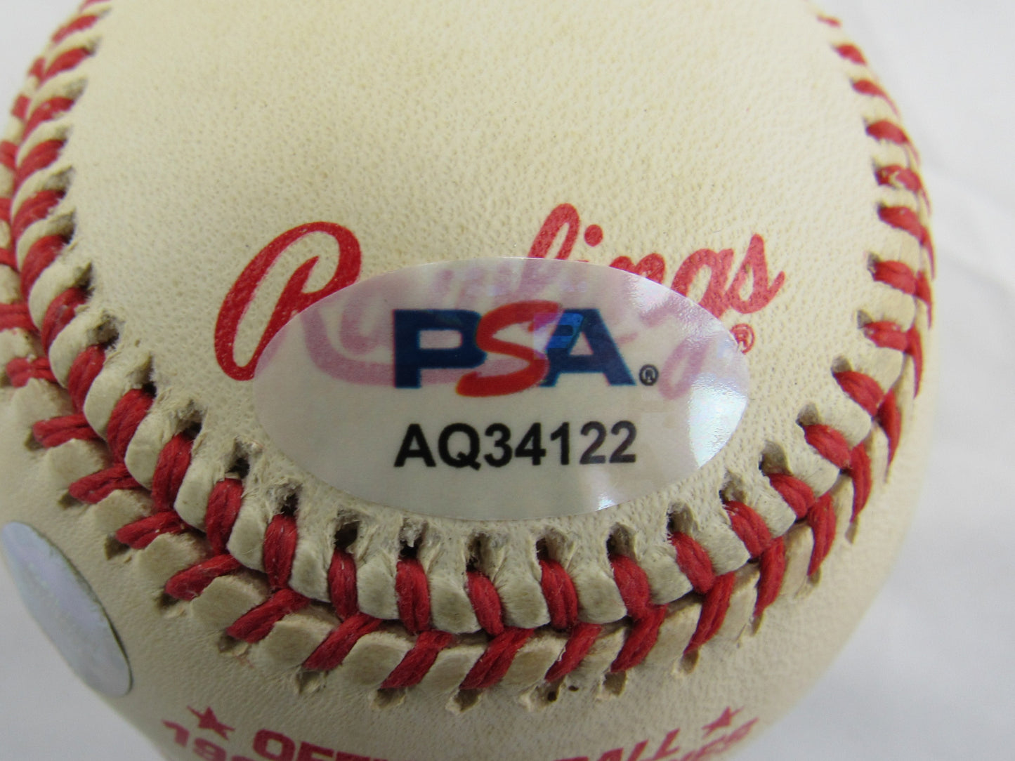 Derek Jeter Signed Rawlings 1998 World Series Baseball #173/980 PSA AQ34122