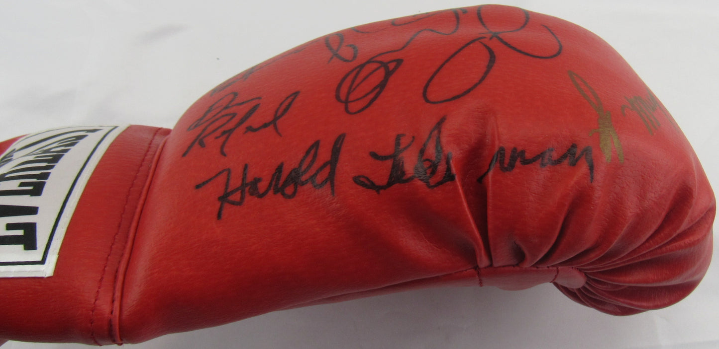 Boxing Legends Signed Auto Autograph Everlast Boxing Glove JSA LOA ZZ23040