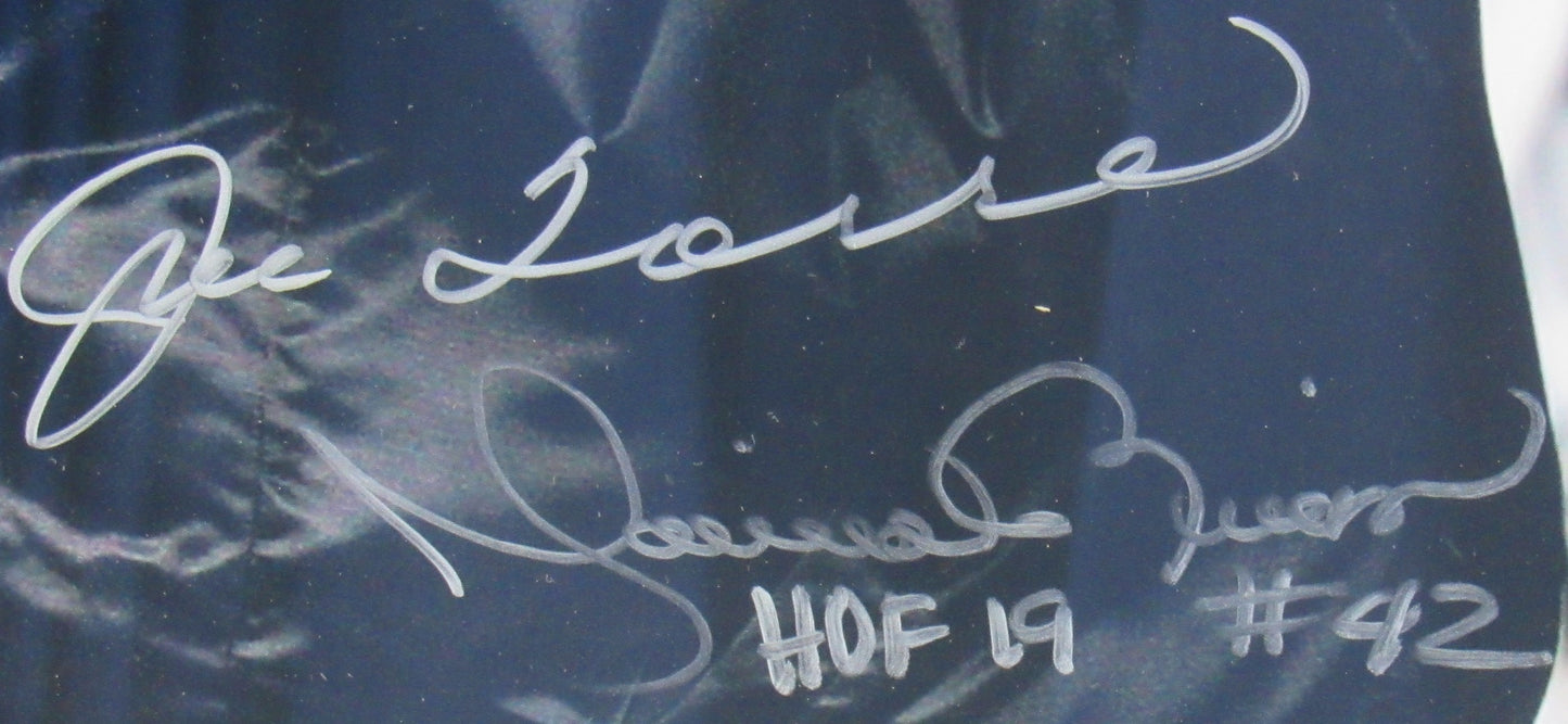 Joe Torre Mariano Rivera Signed Framed 16x20 Photo JSA AS32241