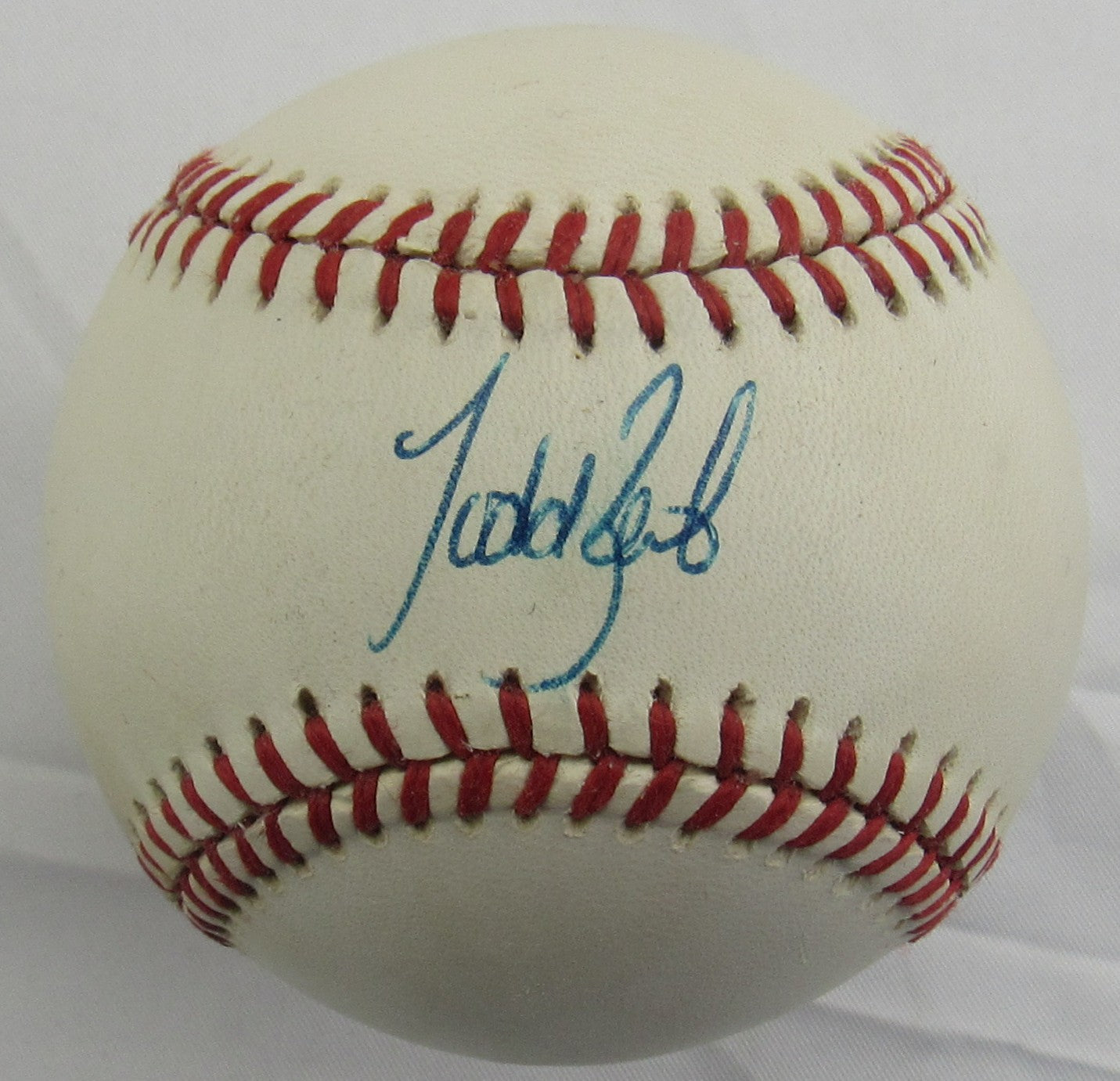 Todd Zeile Signed Auto Rawlings Baseball B160